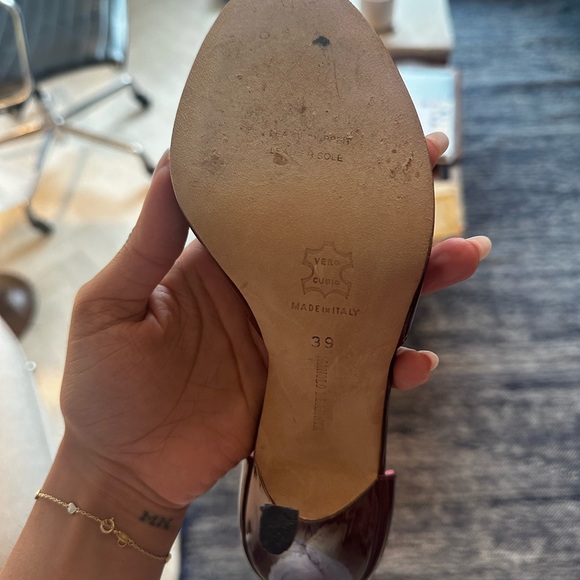 Manolo Blahnik Open Toed Pumps - Picture 3 of 3